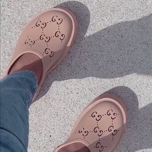 gucci platform mules